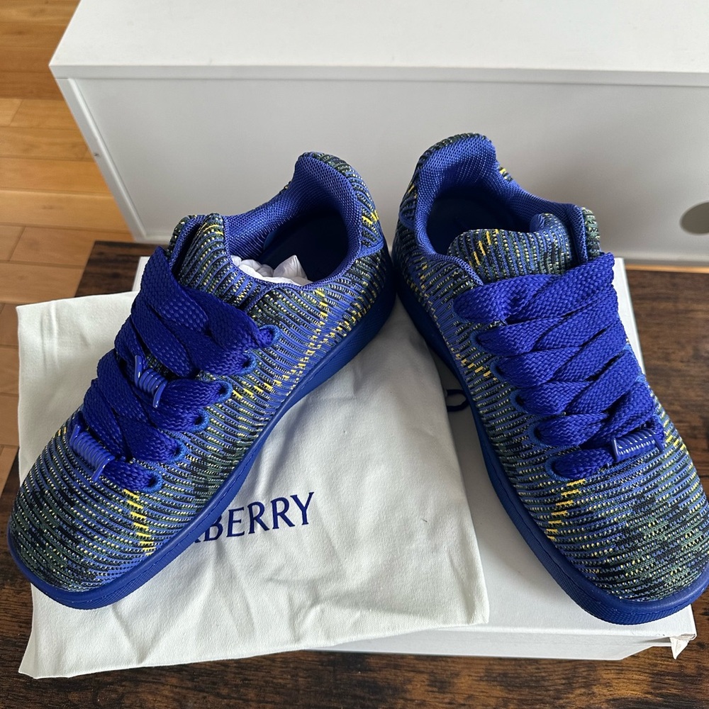Burberry Checkered Knitted Men’s Sneakers